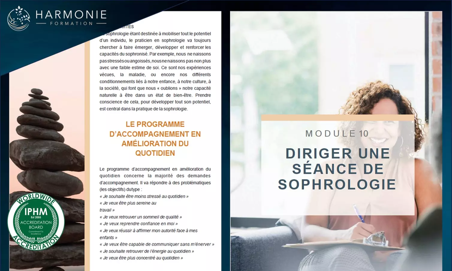 Formation certifiante complète de praticien.ne en sophrologie