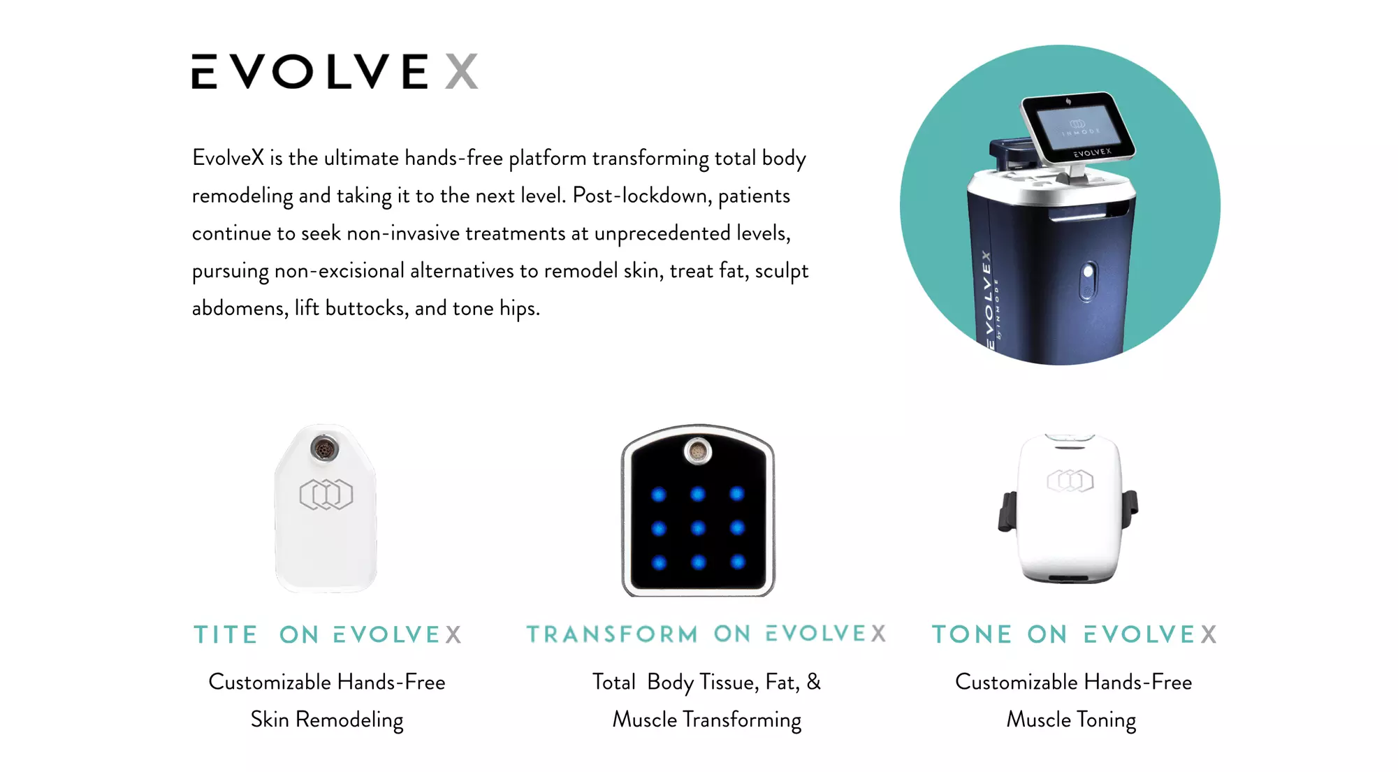 Discover Larissa Cosmetic Surgery's Evolve X Sessions with options for skin tightening, muscle toning, and fat dissolve up to 50% - Second Medium