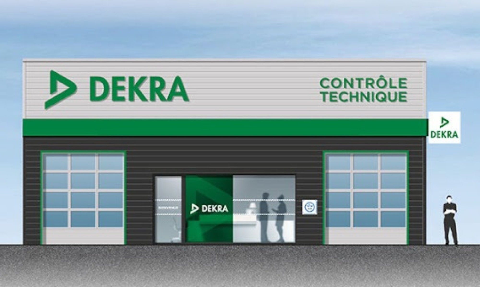 Contrôle technique sur véhicule particulier avec DEKRA