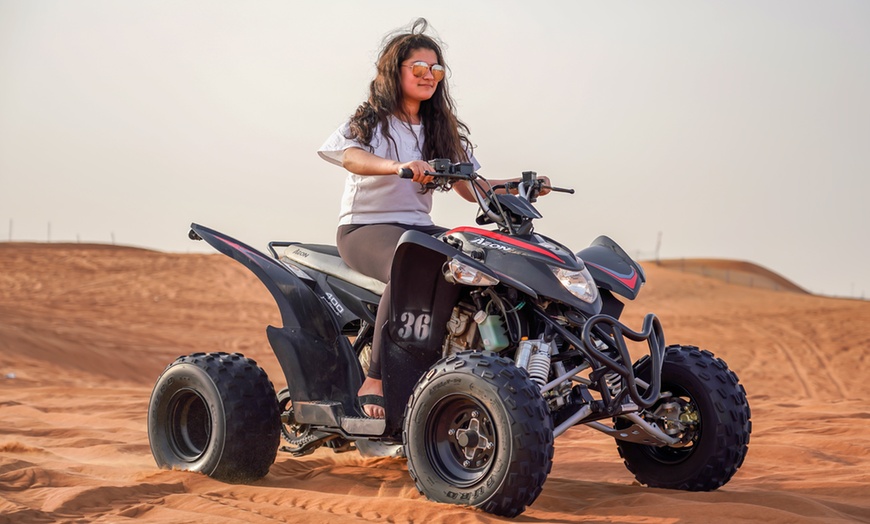 Image 2: One hour Single or Double Seater Quad Bike Rental at BEYOND THE DUNES