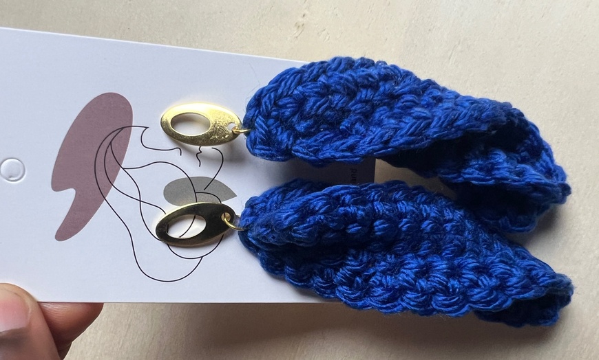 Image 8: Build Your Own Customized Earrings with Metal & Crotchet Pieces