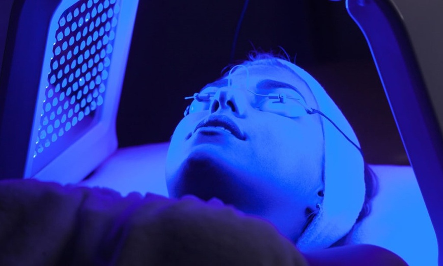 Image 1: Facial with LED Light Therapy