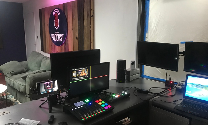 Recording Studio Rental - Temple Podcast Studio | Groupon