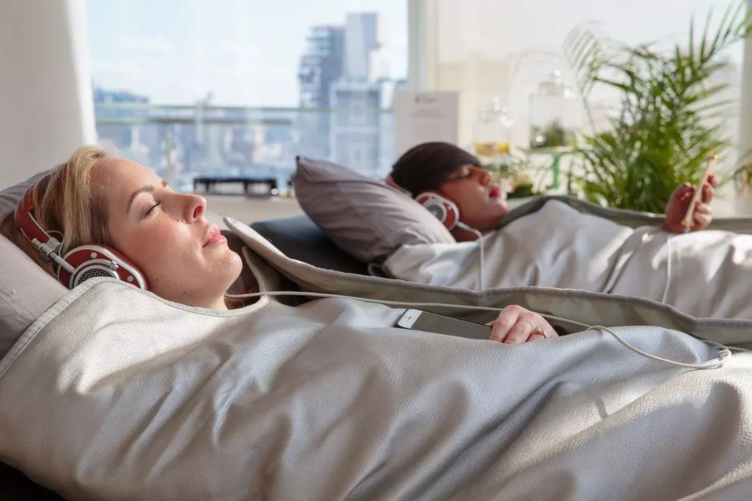 Relax with Sauna Blanket Detox and Photon Light Facial Sessions