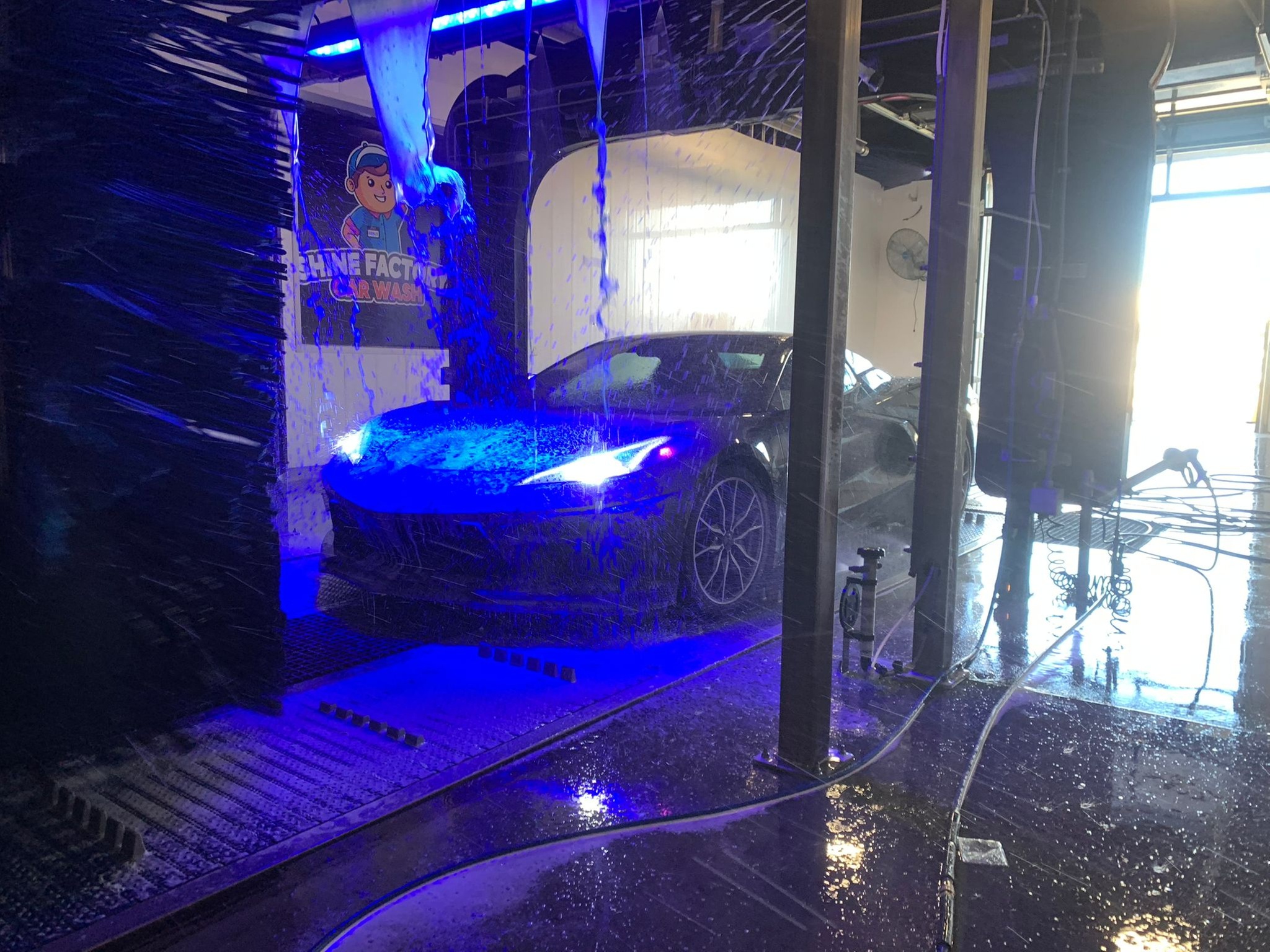 Exterior Car Wash at Shine Factory Car Wash - Warr Acres