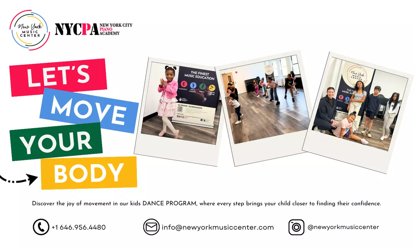 Join in Fun with Dance Lessons for Children/Teenagers at New York Music Center (Up to 60% Off) - Primary Image