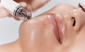 Experience glowing skin with diamond glow facial and dermaplaning