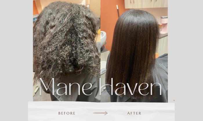 Enjoy a Sleek Blowout with Straightening