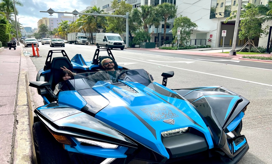 Image 1: Up to 10% Off on Car Rental at Miami Polaris Slingshot Rentals