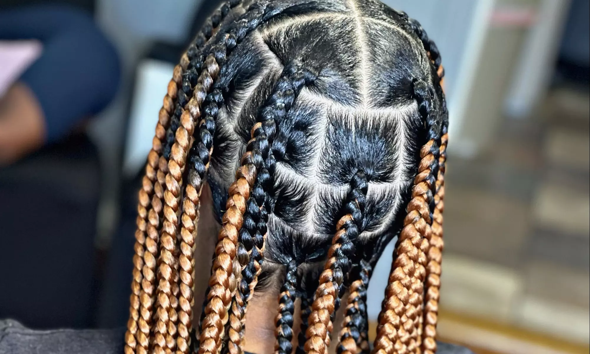 Beauti By Cay LLC offers 2 Pocahontas Braids, 6 Stitch Braids, and Large Knotless Braid Session with up to 50% off - Second Medium