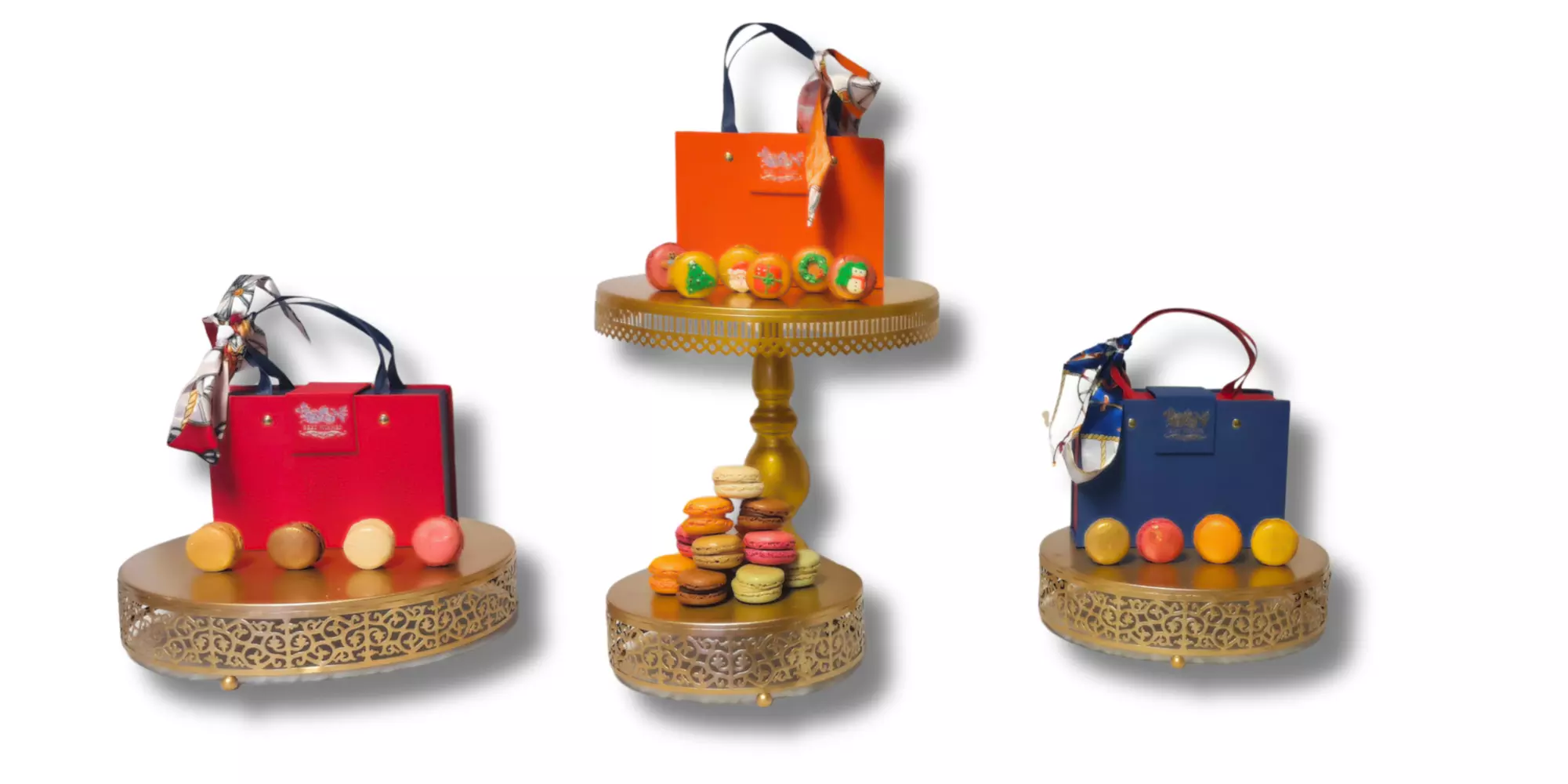 Delight in Christmas Macaron or Exclusive Luxury Handbag Gift Box