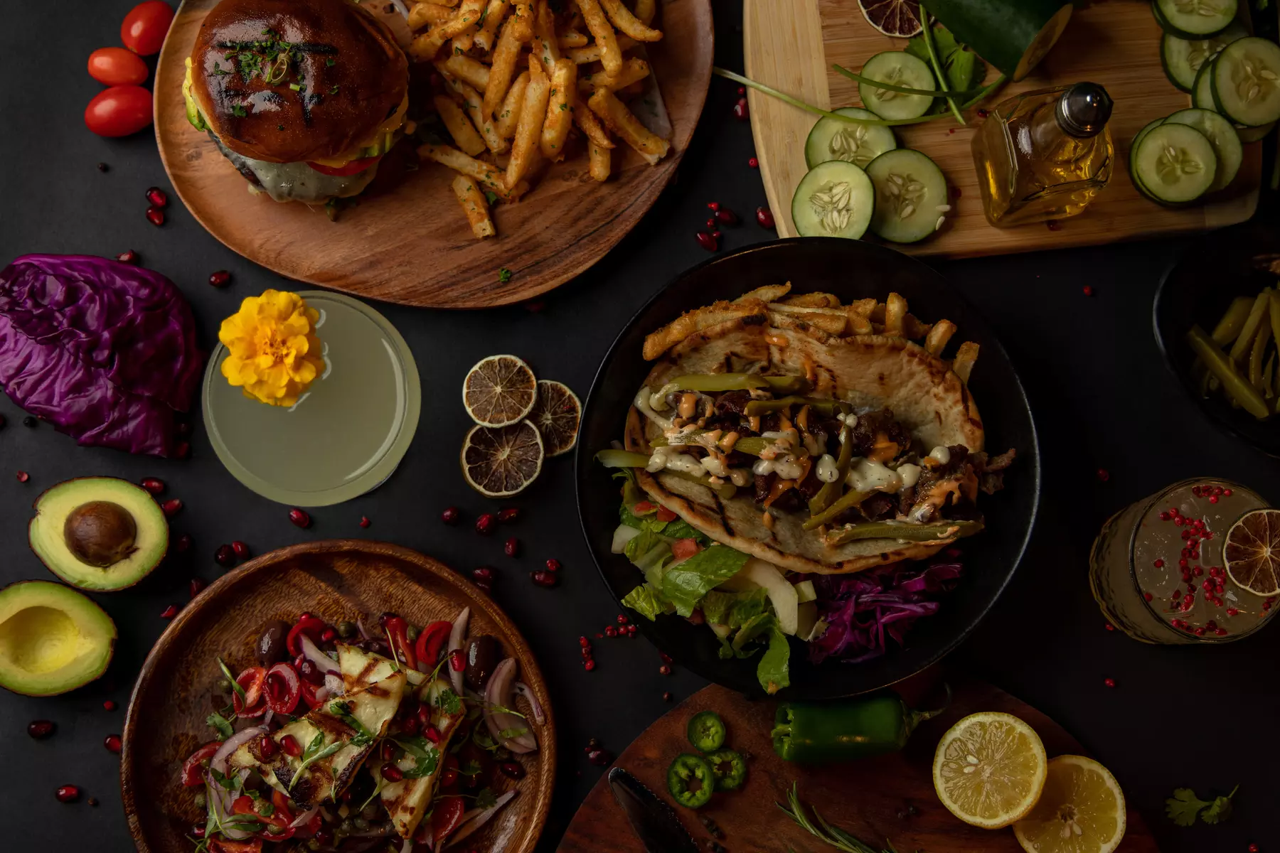 Enjoy $50 Toward Food and Drink with Mediterranean Inspiration