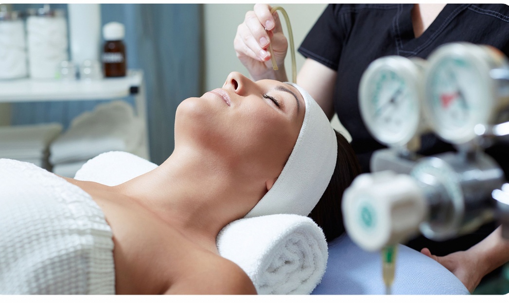 Microdermabrasion Facial with Red LED Light Therapy Session