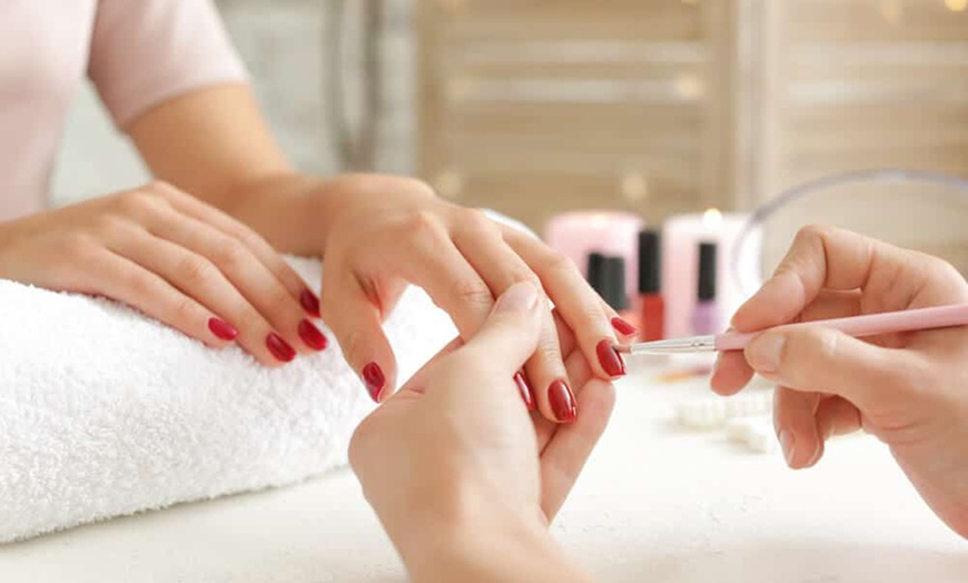 Image 1: Up to 54% Off on Nail Spa/Salon - Mani-Pedi at Tm beauty