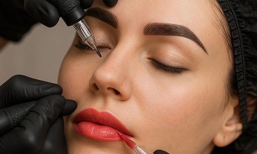 Image 3: Semi-Permanent Lip Blush and/or Brow Enhancement Options Available