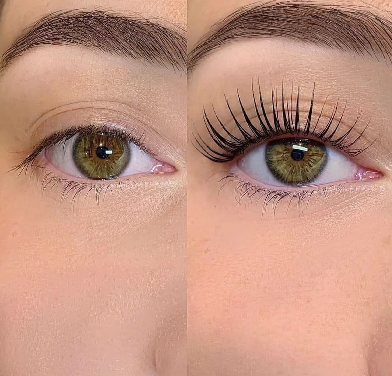 Eyelash tinting and lift treatment for a natural, enhanced look