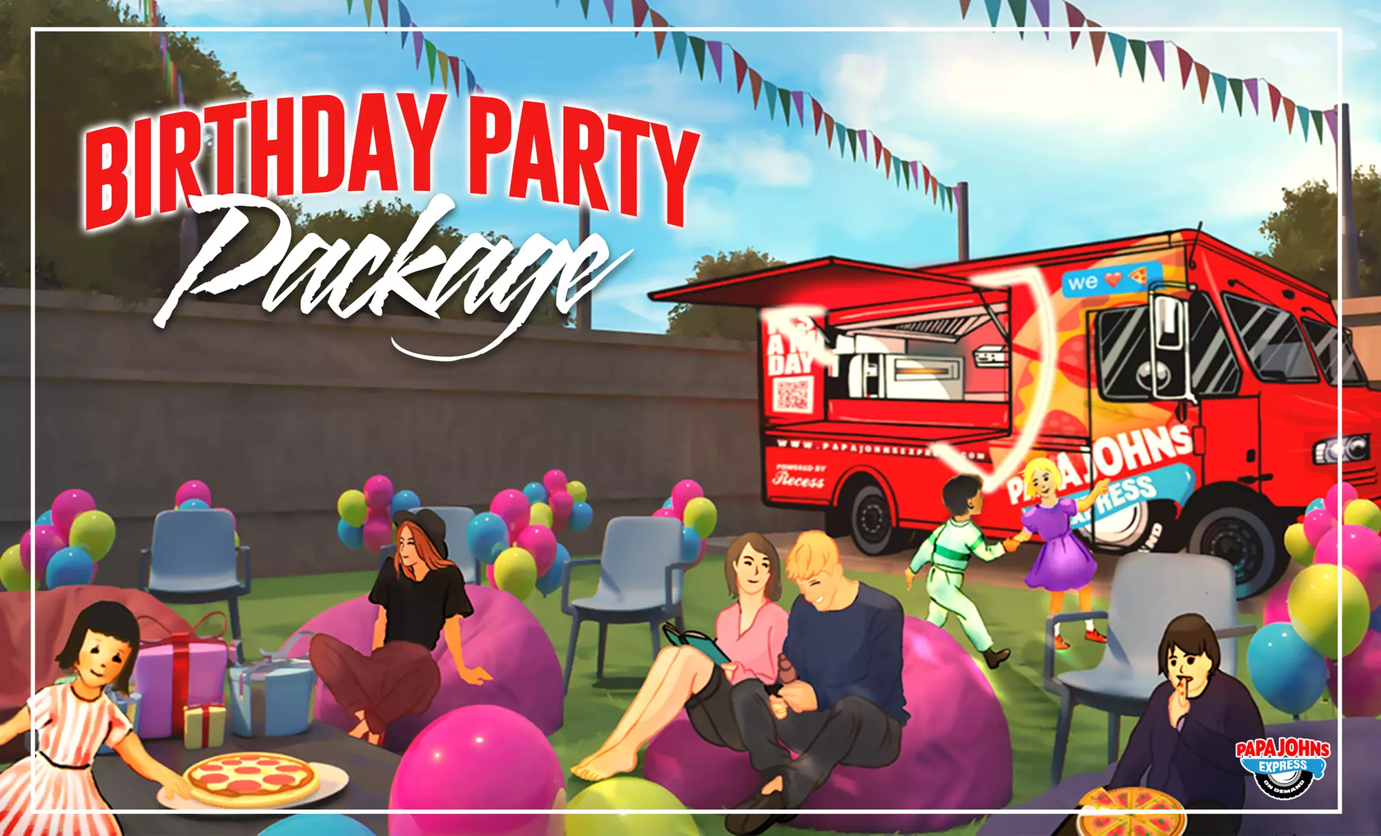 Up to 10% Off on Food Truck Rental at Papa Johns Express Truck - Primary Image