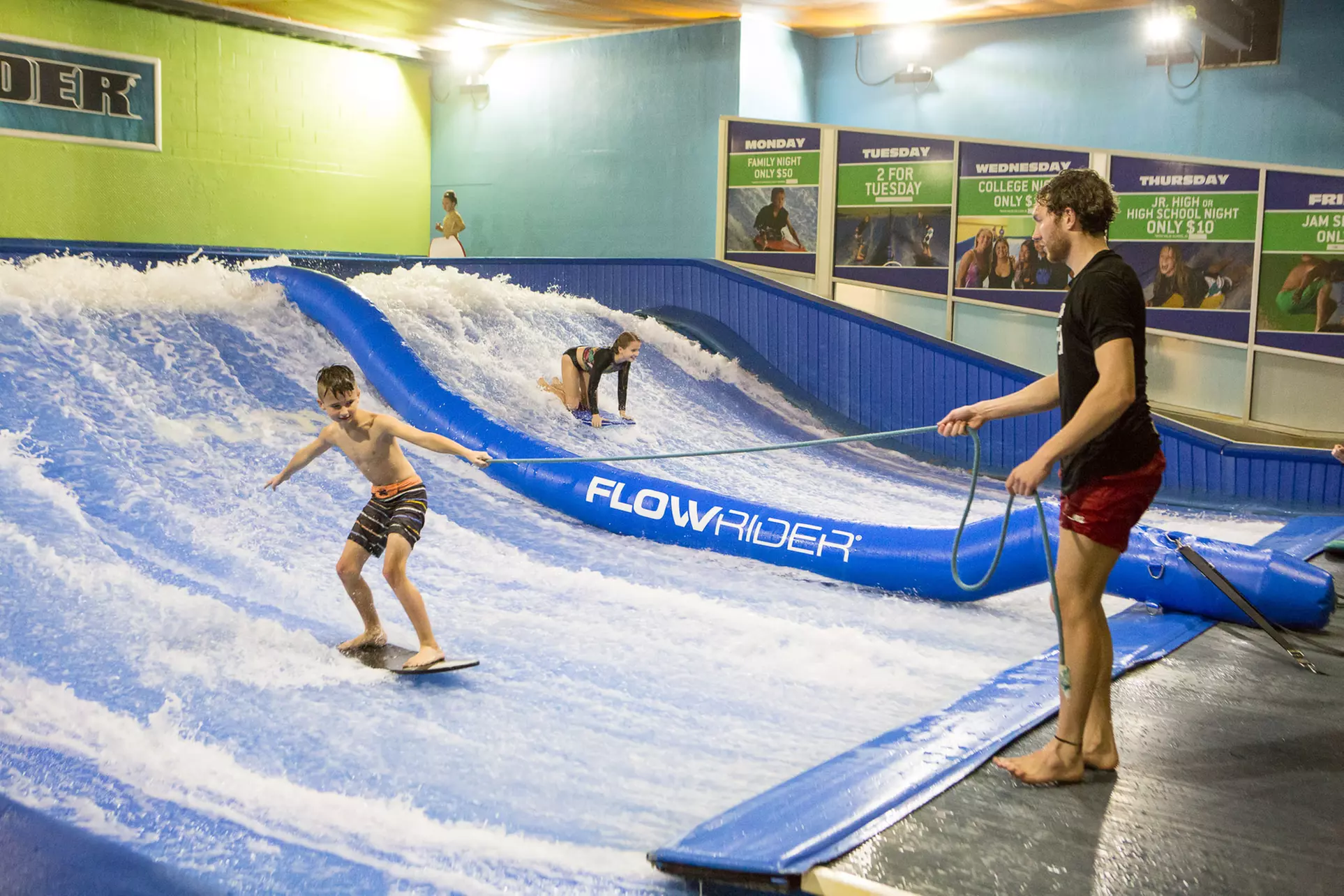 Up to 54% Off on Wave Pool at Flowrider and iFly - Second Medium