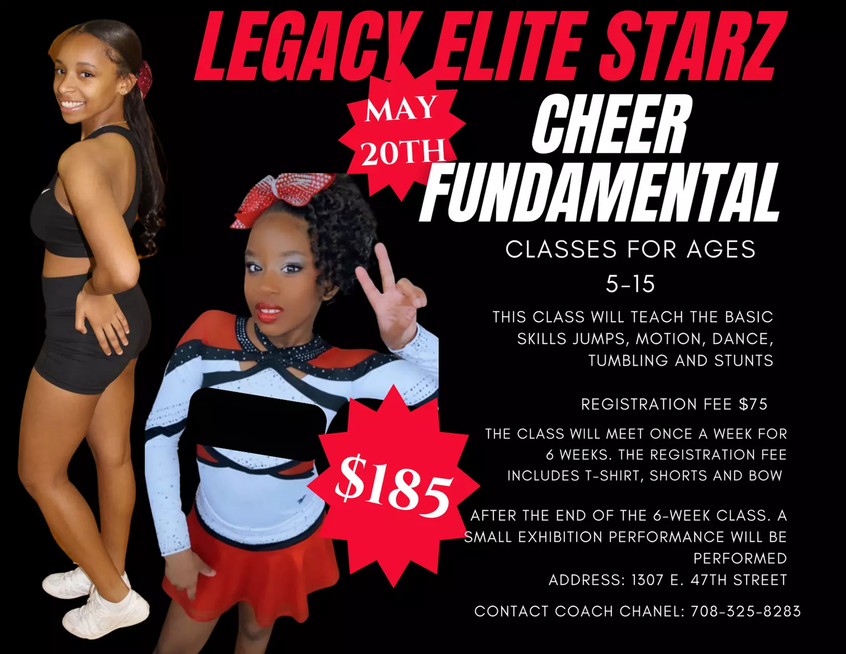 Up to 52% Off on Cheerleading - Training at Legacy Elite Starz - Primary Image