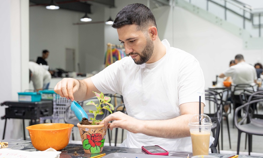 Image 9: Fun-filled Tote Bag Painting, Soap Making or Paint and Plant Workshop