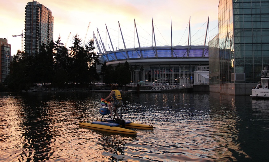 Image 3: Enjoy 90-Minute Sunset Ride on Waterbike at BC Water Bikes