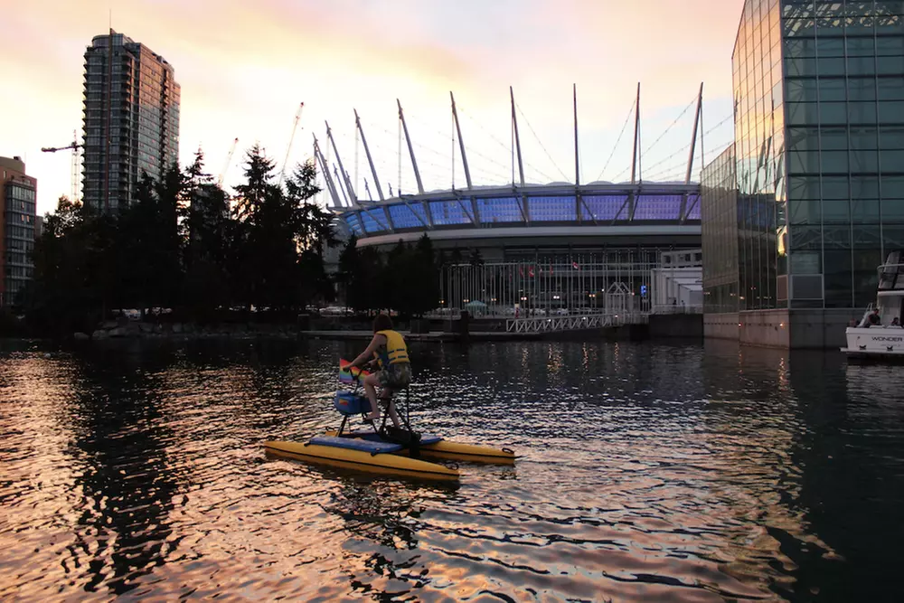 Enjoy 90-Minute Sunset Ride on Waterbike at BC Water Bikes
