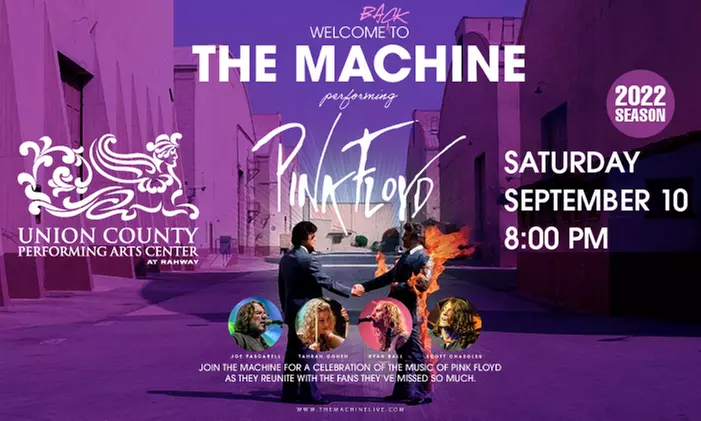 THE MACHINE performing Pink Floyd on September 10th, 2022 @8PM - Primary Image