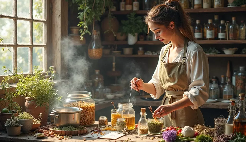 Kurs online: Własna produkcja preparatów ziołowych i 100 receptur