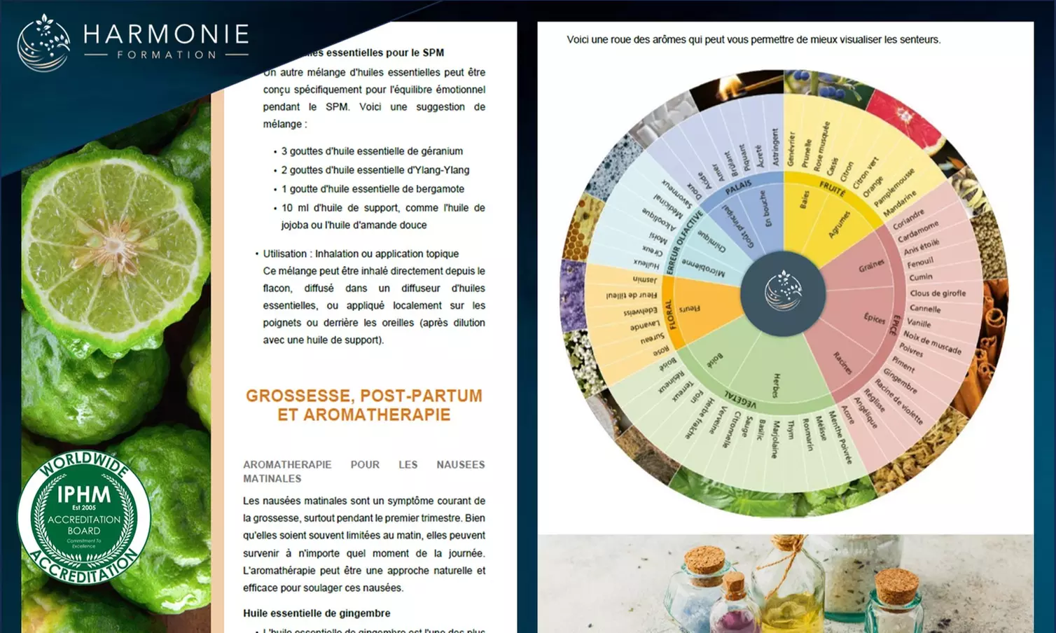 Devenez praticien(ne) en aromathérapie avec Harmonie Formation
