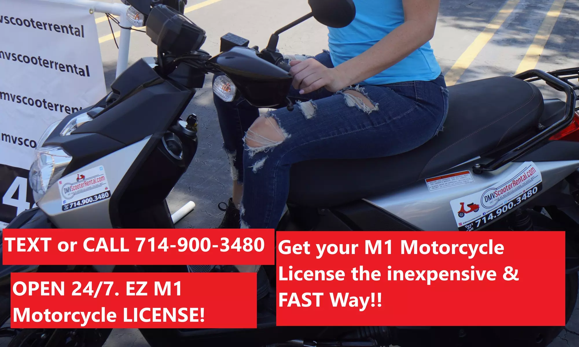 Up to 21% Off on Motorcycle License Training at Easy M1 DMV Scooter Rental - Second Medium