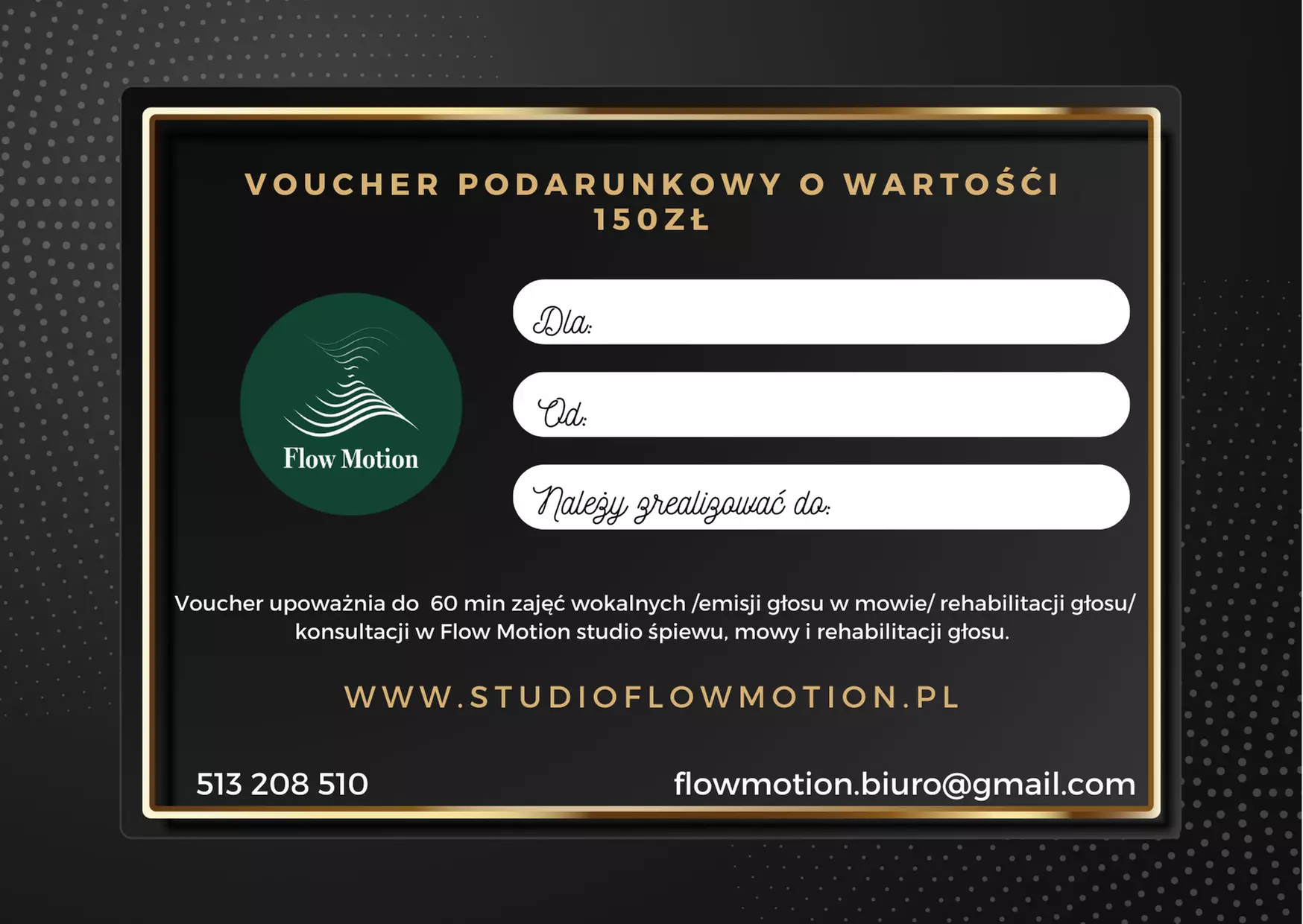 Do 20% zniżki na Lekcje śpiewu/głosu w Flow Motion  studio śpiewu, mowy i rehabilitacji głosu