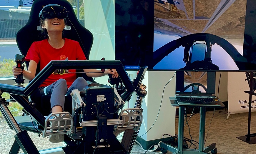 Image 2: Experience the Thrill of a Flight Simulator