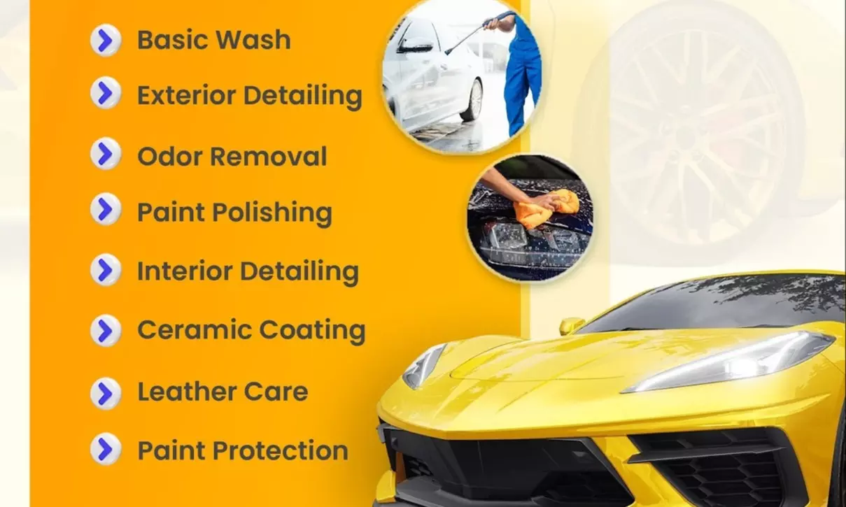 Interior and Exterior Detail for Car, Pickup, SUV or Van