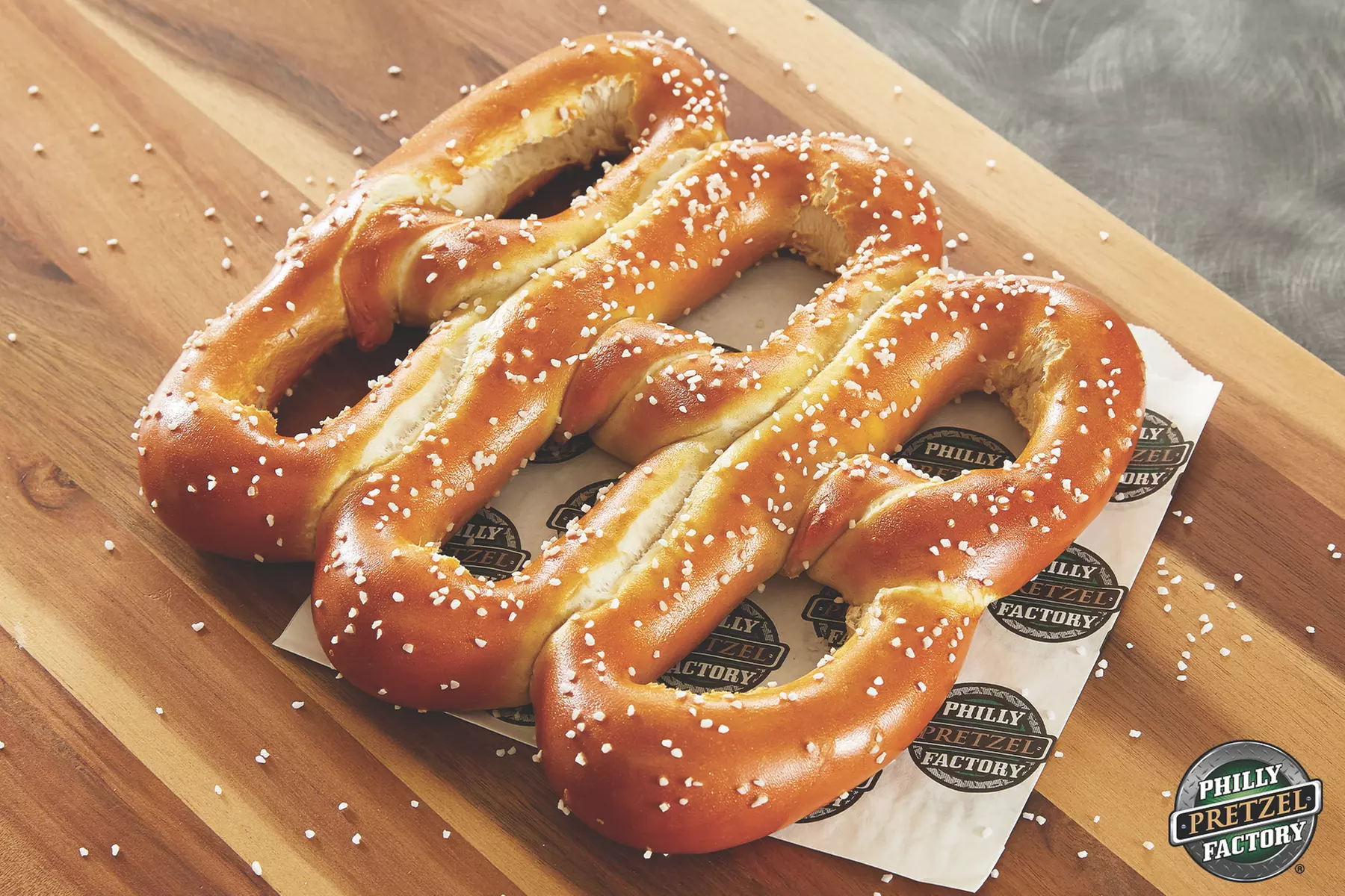 10 Pretzels and 2 Lemonades or $10 for $20 Toward Large Pretzel Rivet Tray at Philly Pretzel Factory - Second Medium