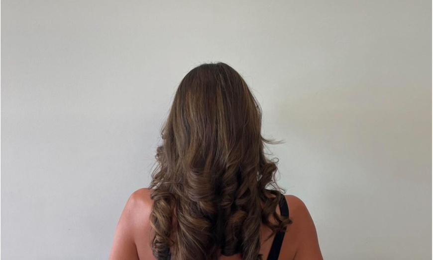 Image 1: Up to 50% Off on Salon - Hair Color / Highlights at Celestial Salon & Spa