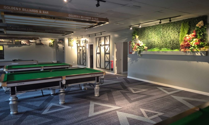 Image 3: Pool Games & Drinks at Golden 9 Billiards and Bar