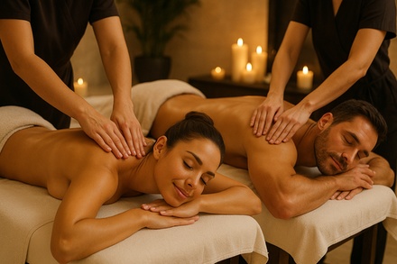 60-Minute VIP Relaxing Body Massage: Head and Feet with Essential Oil and Hot Stone Treatment - Lius Wellness