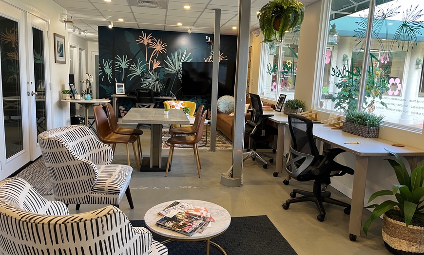 Image 2: Dive into Ultimate Shared Workspace: Day or Week Pass Special 