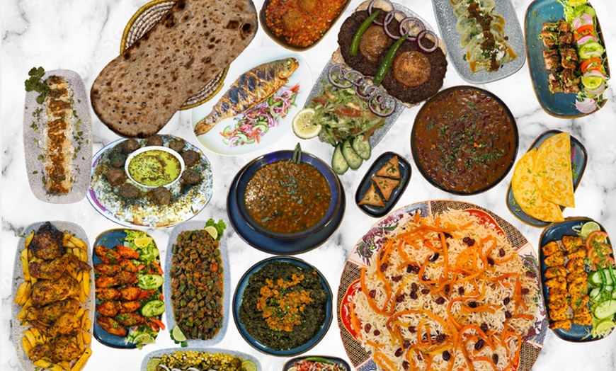 Image 1: Up to 48% Off on Middle Eastern Cuisine at DARBAR Restaurant & Lounge