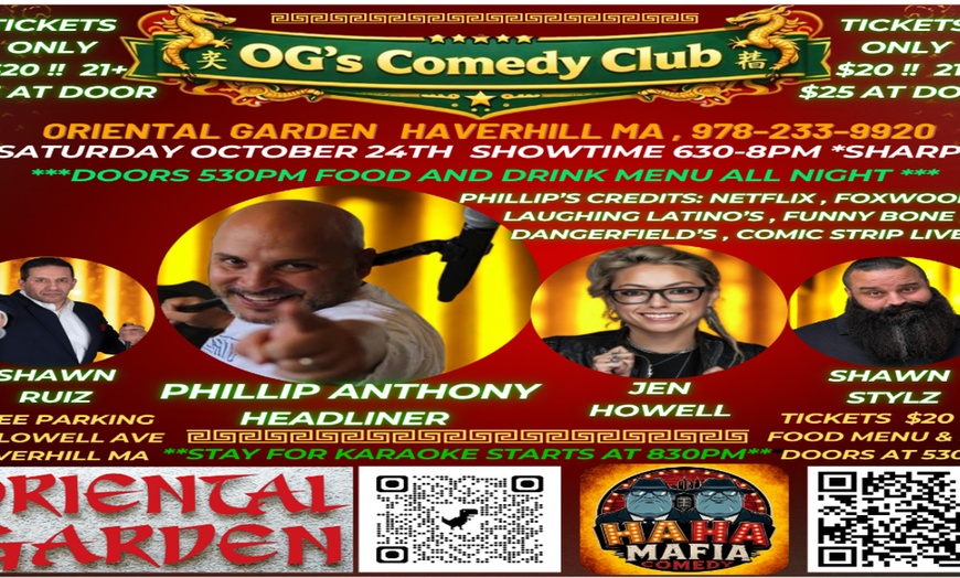 Image 5: OG's Comedy Dinner Show – Up to 26% Off