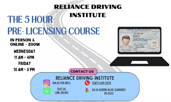 Up to 53% Off on Online Driver's Education Course at Reliance Driving Institute - Second Medium