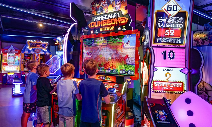 Image 2: $50, $100, $150, $200, $250, or $300 Towards Arcade Game Fun Awaits!