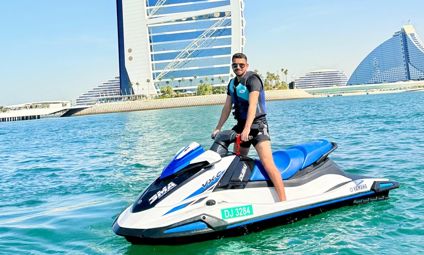 Image 1: Thrilling 30, 45 or 60 -Minute Jet Ski Ride with Scenic Dubai Views