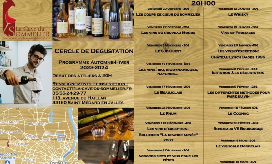 Image 4: Jusqu'à 15% de remise sur Dégustation - Vins chez La Cave du Sommelier