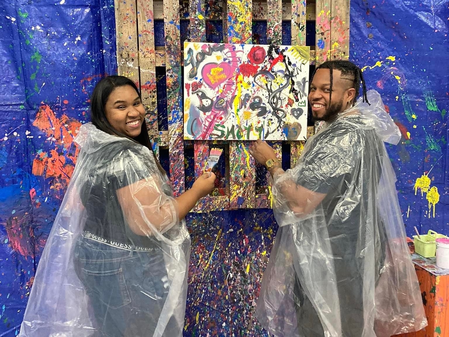 Splatter Paint Experience for Up to 6 People, Any Day or Su-Fri