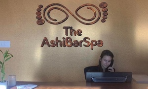 Enjoy a Soothing 50 or 80-Minute Deep Tissue Massage at AshiBar Spa