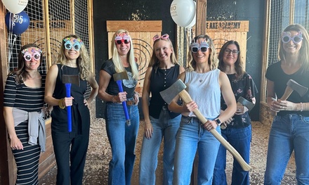 For Four: 60-Minute Axe Throwing (Valid for Original Lane Only) - Axe Academy