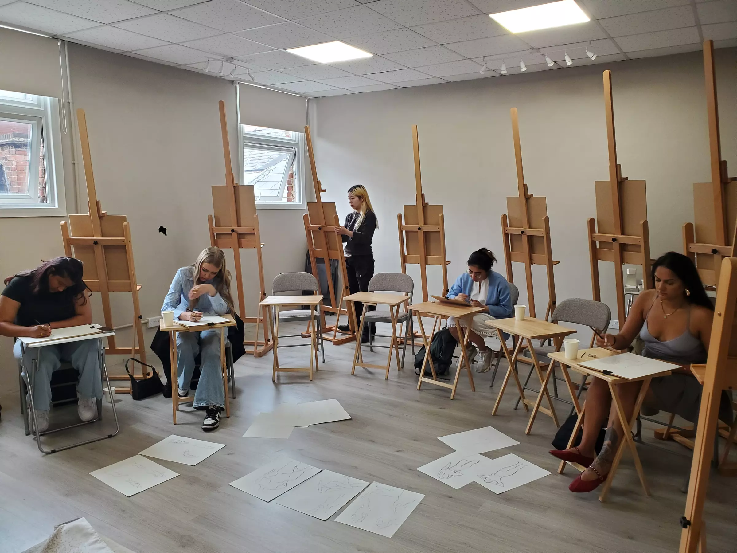 Two-Hour Tutored Life Drawing Art Class for One or Two