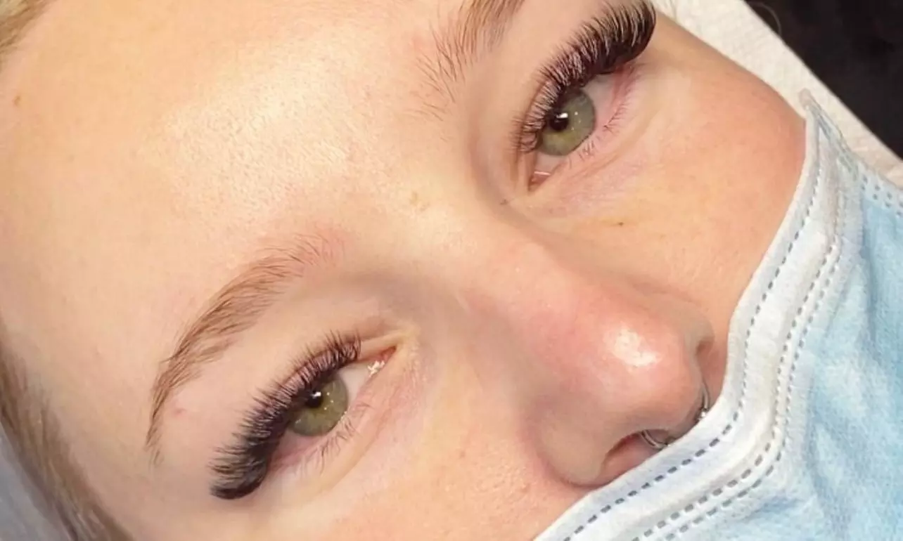 Classic or Natural Volume Set or Full Set of Eyelash Extensions at Backstage Brows & Lashes (Up to 44% Off) - Second Medium