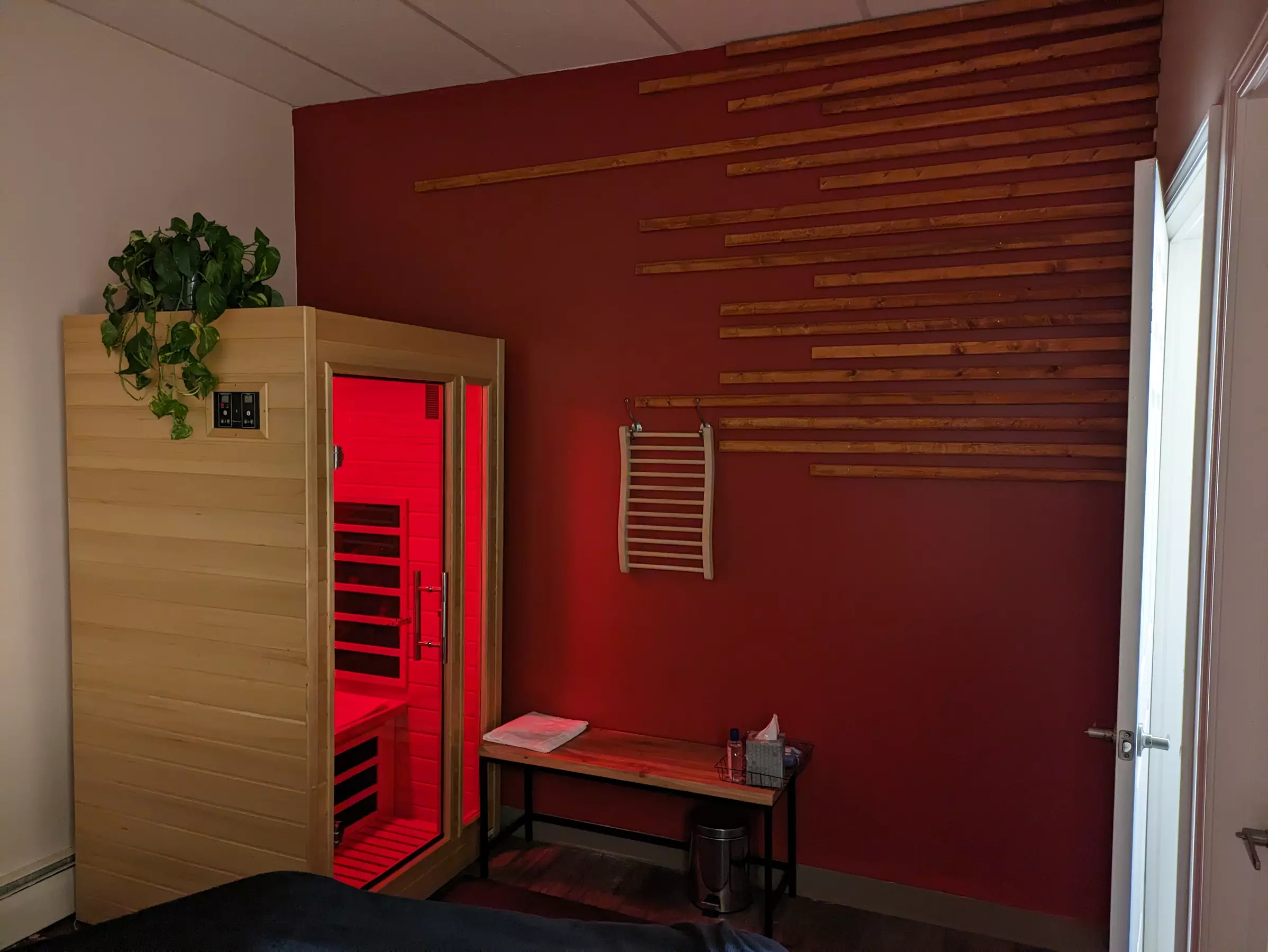 Relax with Polar Opposites Integrative Therapies' Infrared Sauna & Cryotherapy sessions, offering up to 35% off. - Primary Image